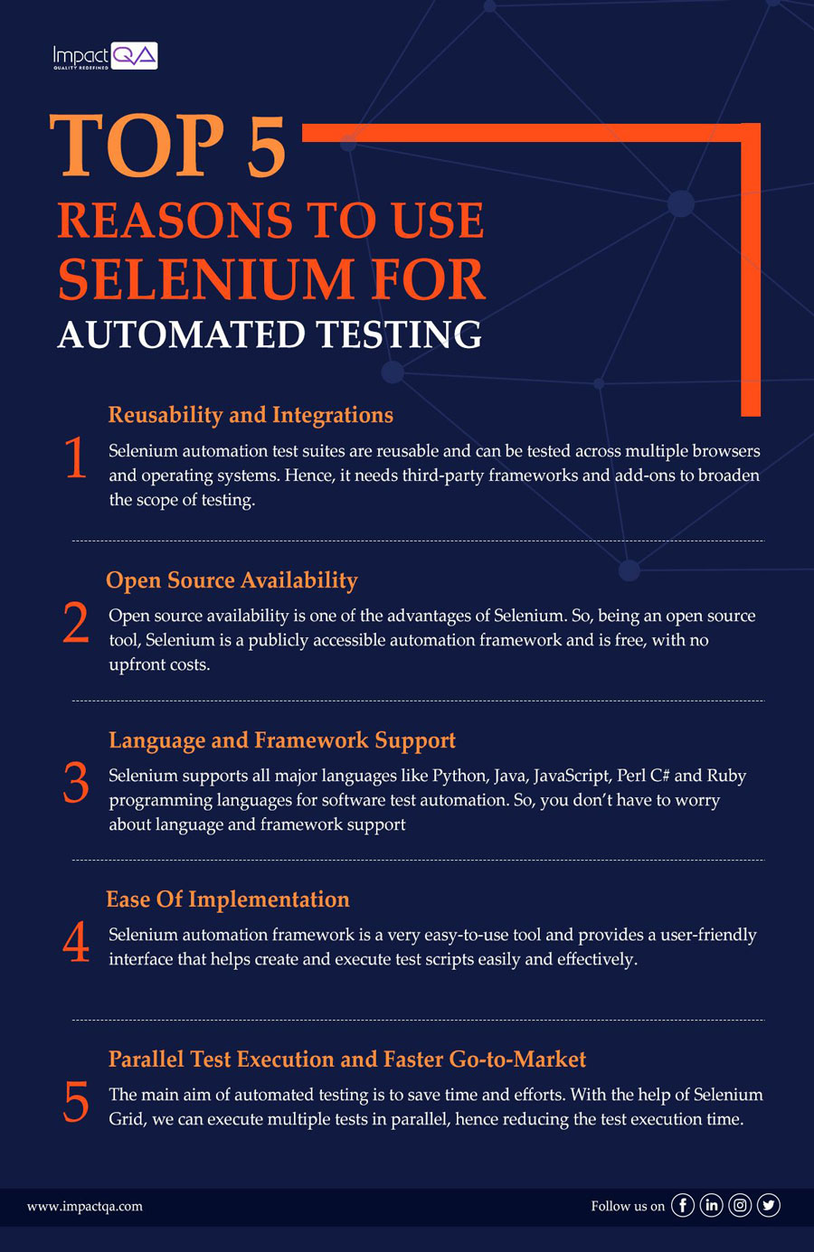 Reasons to use selenium for automated testing